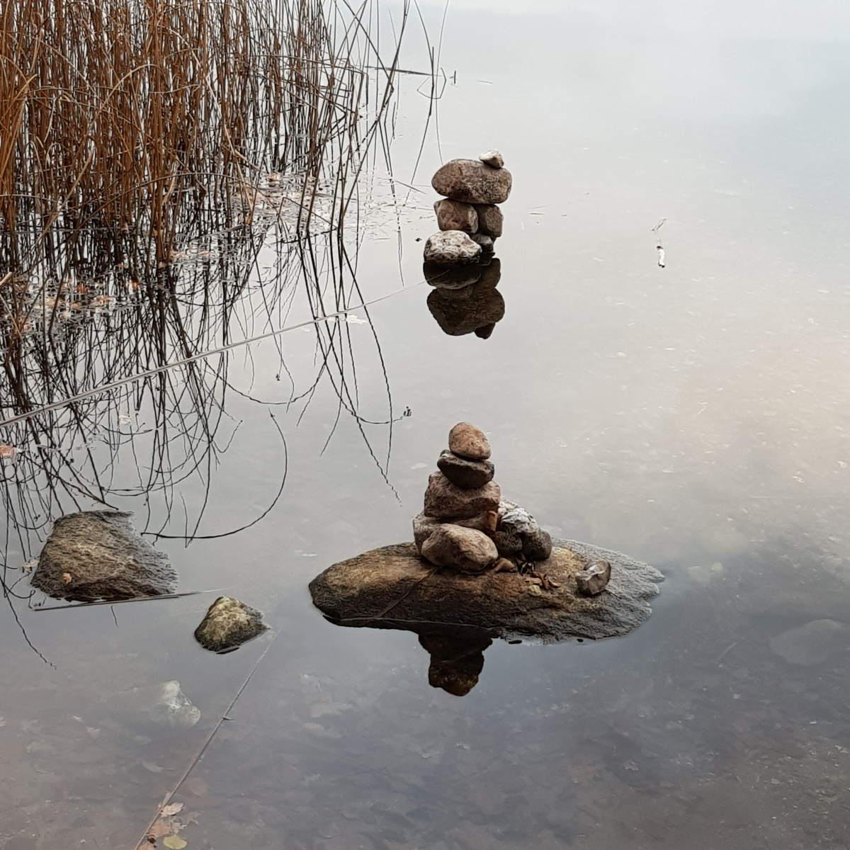 Steine im Segeberger See