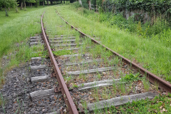Alte Bahnstrecke in Büsum