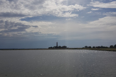 Leuchtturm Flügge und Ostsee