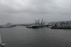 Hafenblick von der Elbphilharmonie Hamburg