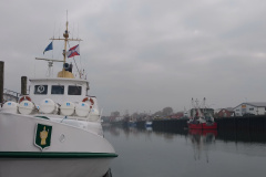 MS "OL Büsum" im Büsumer Hafen vor dem Start nach Helgoland MS "OL Büsum" im Büsumer Hafen vor dem Start nach Helgoland
