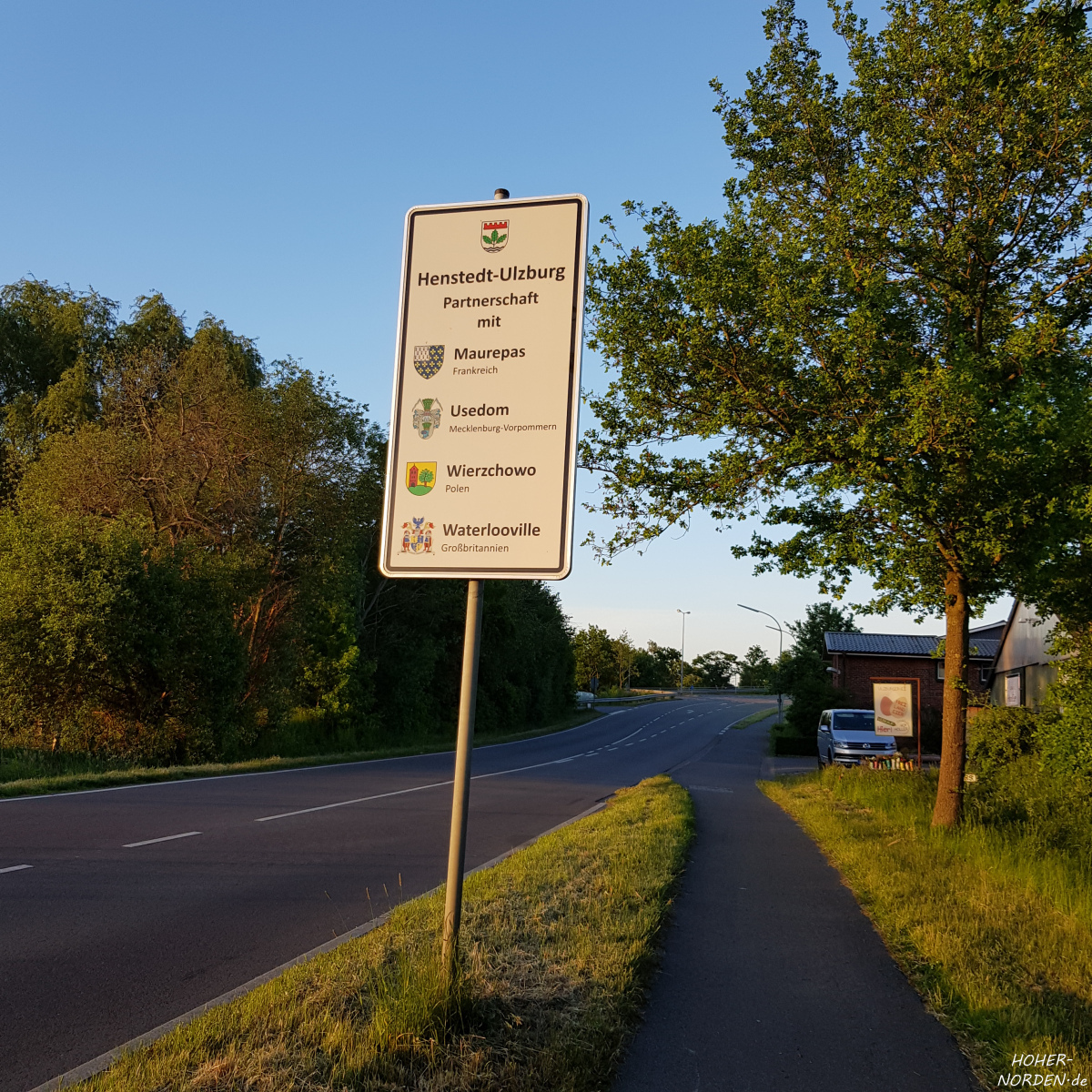 Henstedt-Ulzburg und Städtepartnerschaften