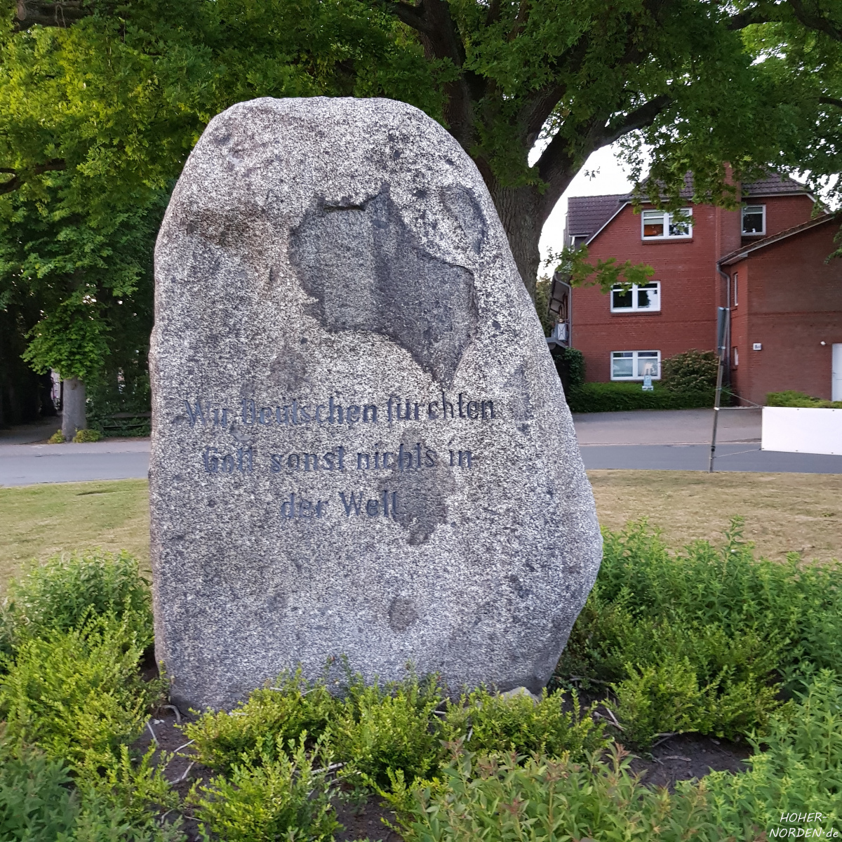 Gedenkstein für Bismarck in Kisdorf