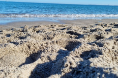 Sand und Meer in Scharbeutz