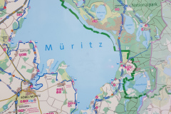 Karte des Müritzsees