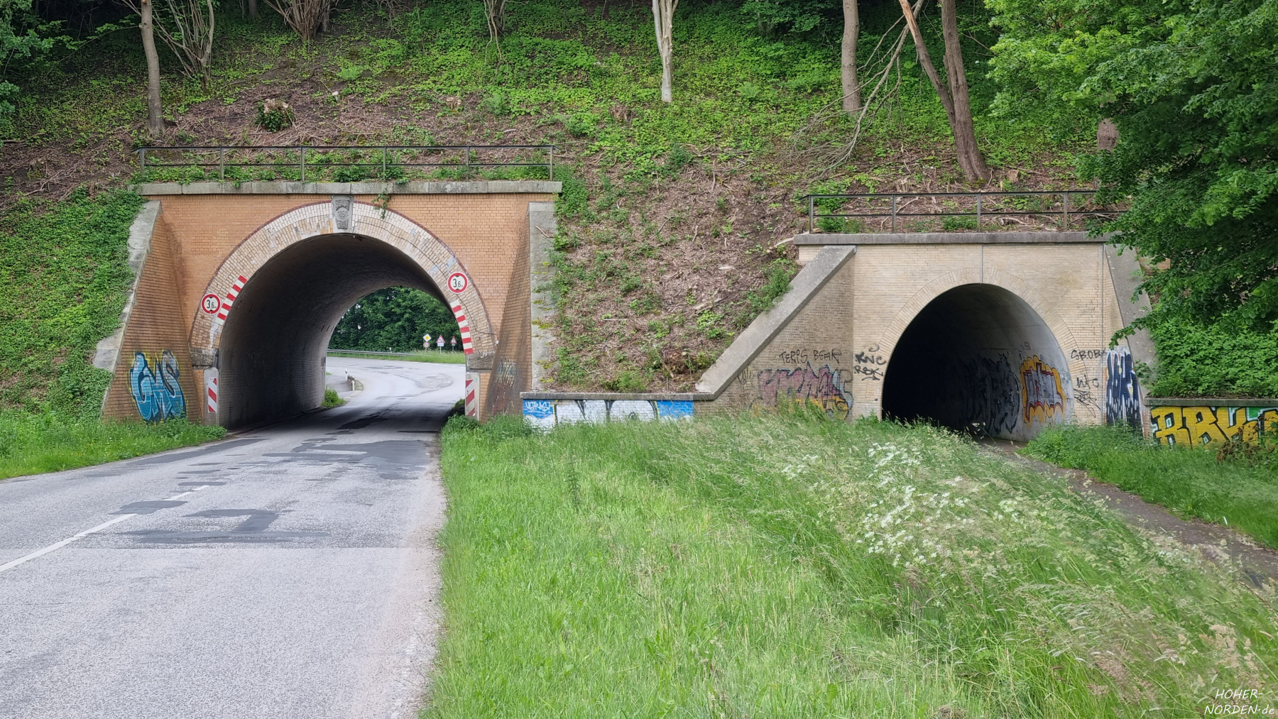Tunnel unter der B76 bei Neuwittenbek