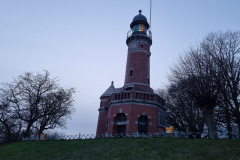 Leuchtturm Kiel-Holtenau am Abend
