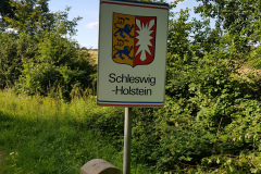Übergang wischen Schleswig-Holstein und Mecklenburg-Vorpommern an der B195