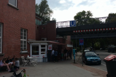 Eisbär Cafe am U-Bahnhof Ohlstedt