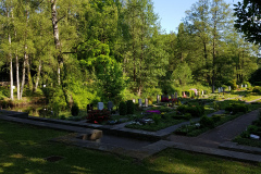 Gräber am Moorkampgraben auf dem Friedhof Ohlsdorf